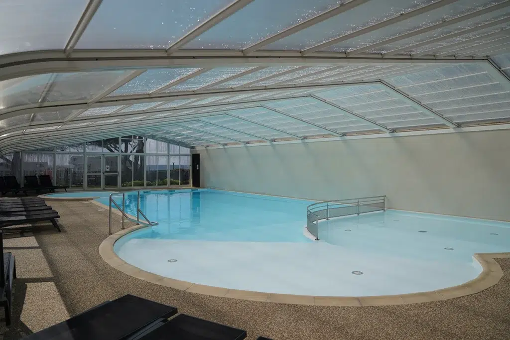 la falaise campsite with indoor heated pool in loire atlantique, france